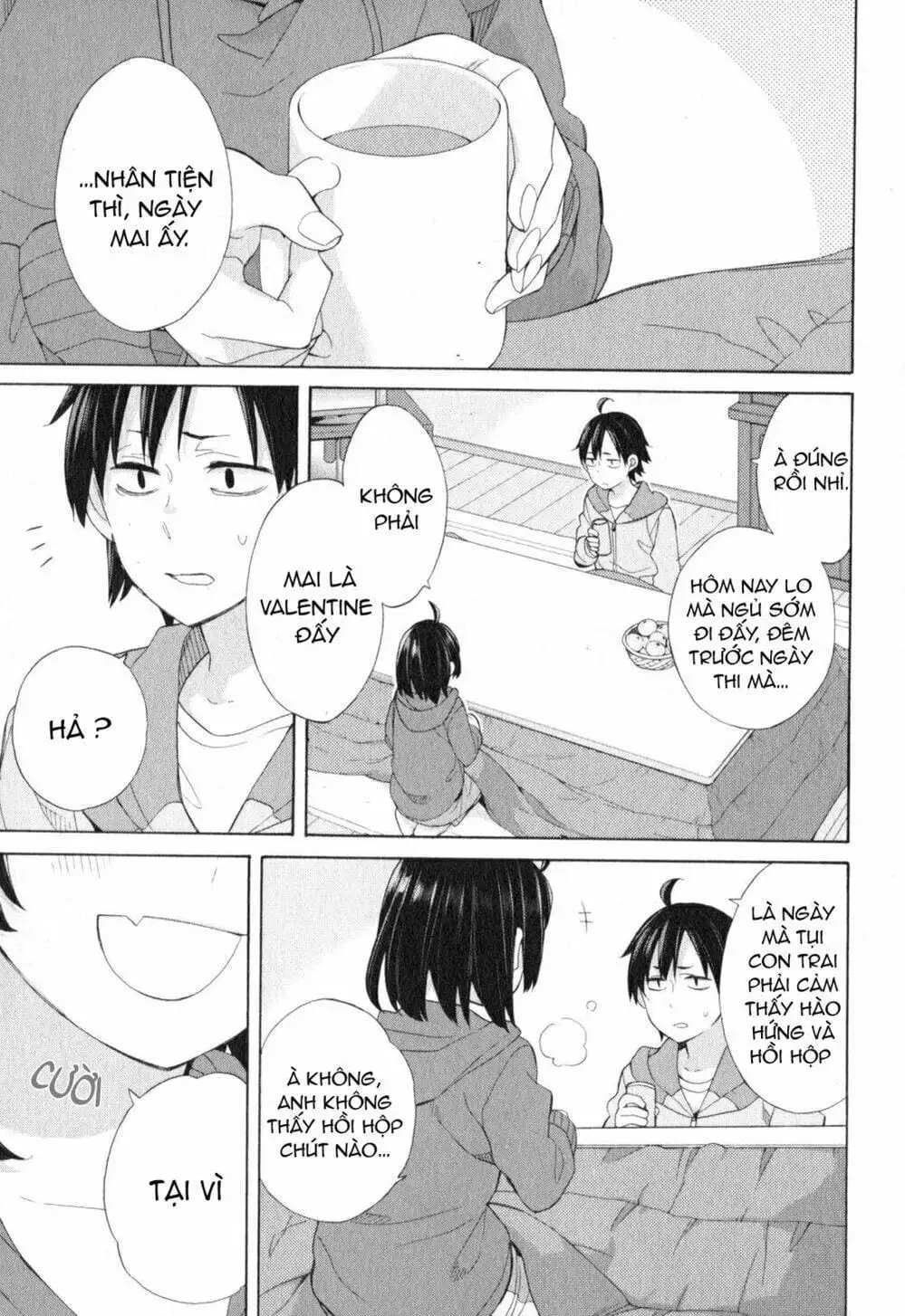 Truyện Tranh Chuyện Tình Thanh Xuân Bi Hài Của Tôi Quả Nhiên Là Sai Lầm - Oregairu trang 6