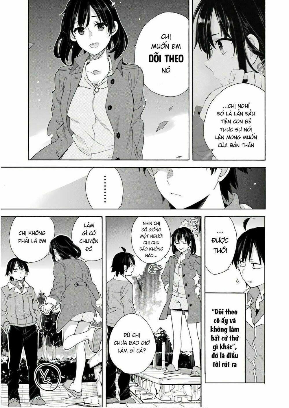 Truyện Tranh Chuyện Tình Thanh Xuân Bi Hài Của Tôi Quả Nhiên Là Sai Lầm - Oregairu trang 6