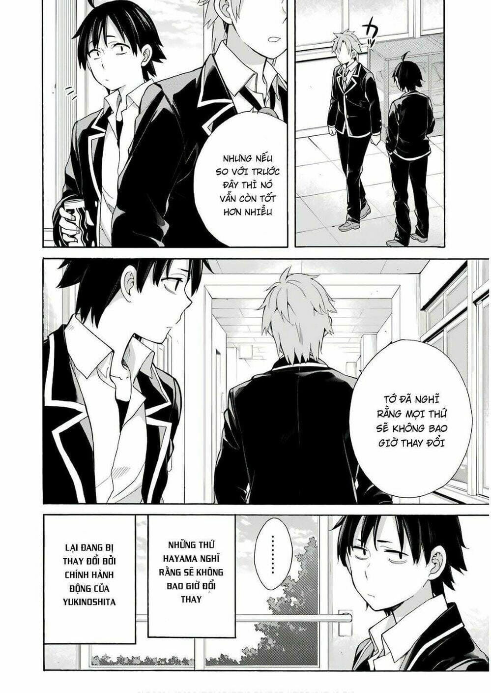 Truyện Tranh Chuyện Tình Thanh Xuân Bi Hài Của Tôi Quả Nhiên Là Sai Lầm - Oregairu trang 6