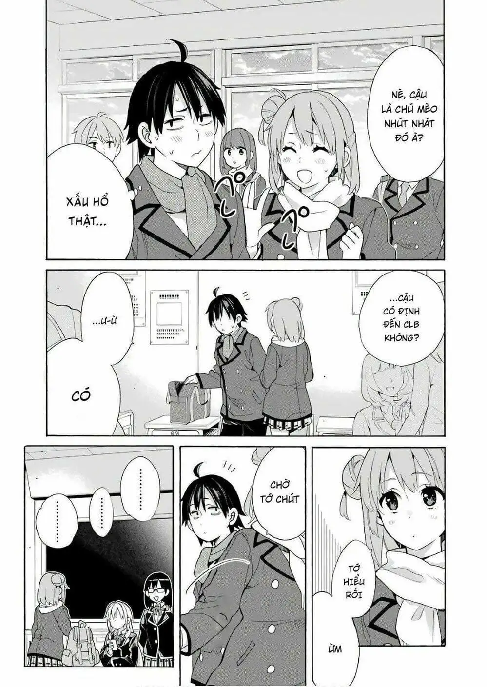 Truyện Tranh Chuyện Tình Thanh Xuân Bi Hài Của Tôi Quả Nhiên Là Sai Lầm - Oregairu trang 6