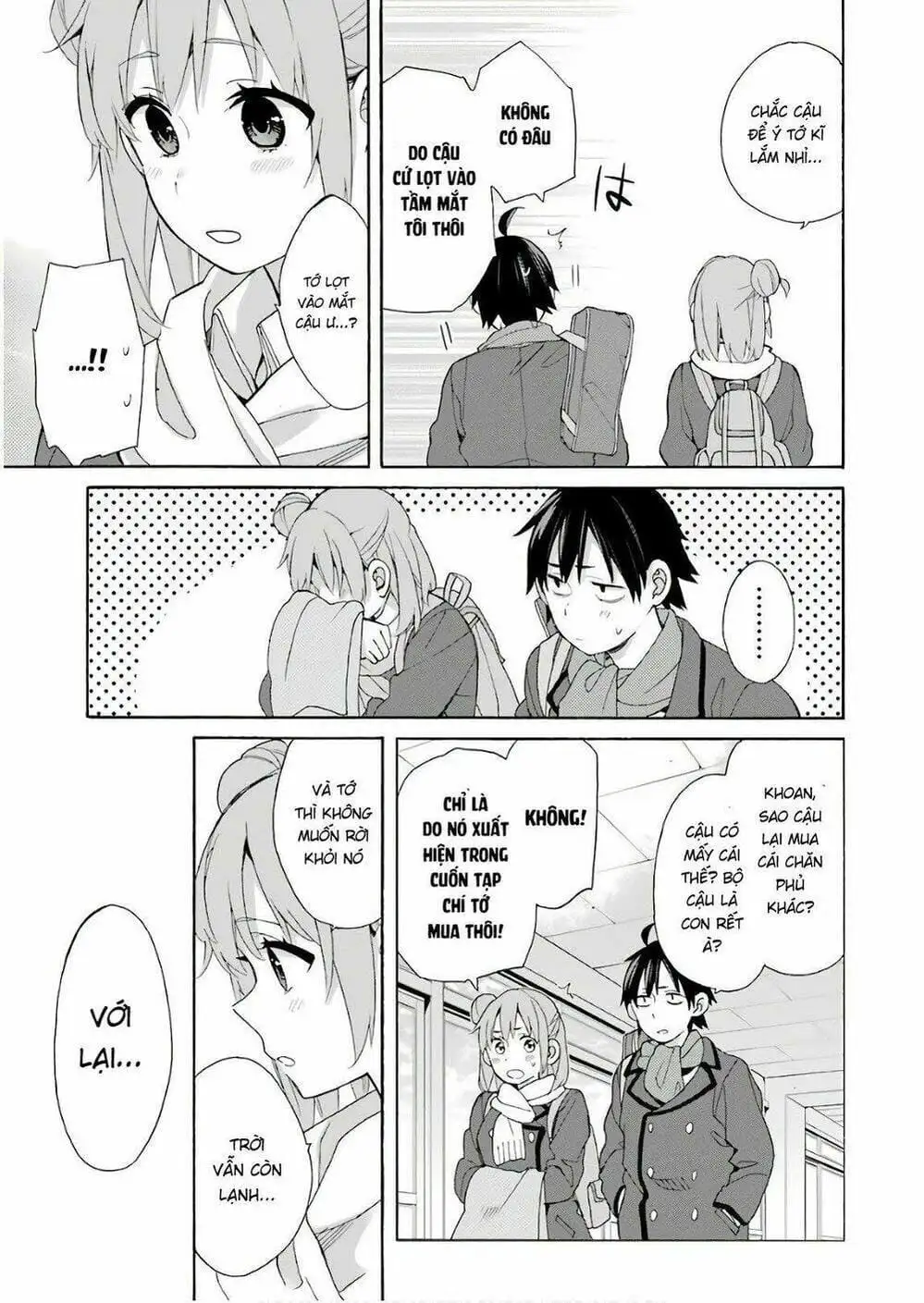 Truyện Tranh Chuyện Tình Thanh Xuân Bi Hài Của Tôi Quả Nhiên Là Sai Lầm - Oregairu trang 6