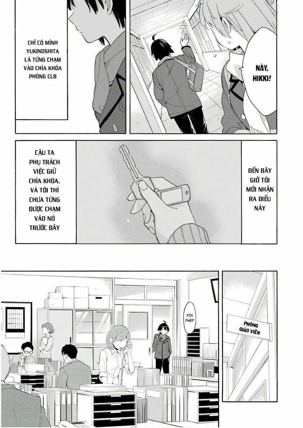 Truyện Tranh Chuyện Tình Thanh Xuân Bi Hài Của Tôi Quả Nhiên Là Sai Lầm - Oregairu trang 6