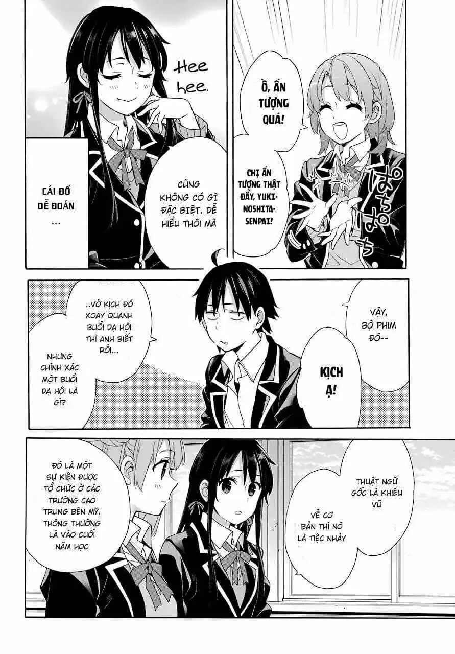 Truyện Tranh Chuyện Tình Thanh Xuân Bi Hài Của Tôi Quả Nhiên Là Sai Lầm - Oregairu trang 6