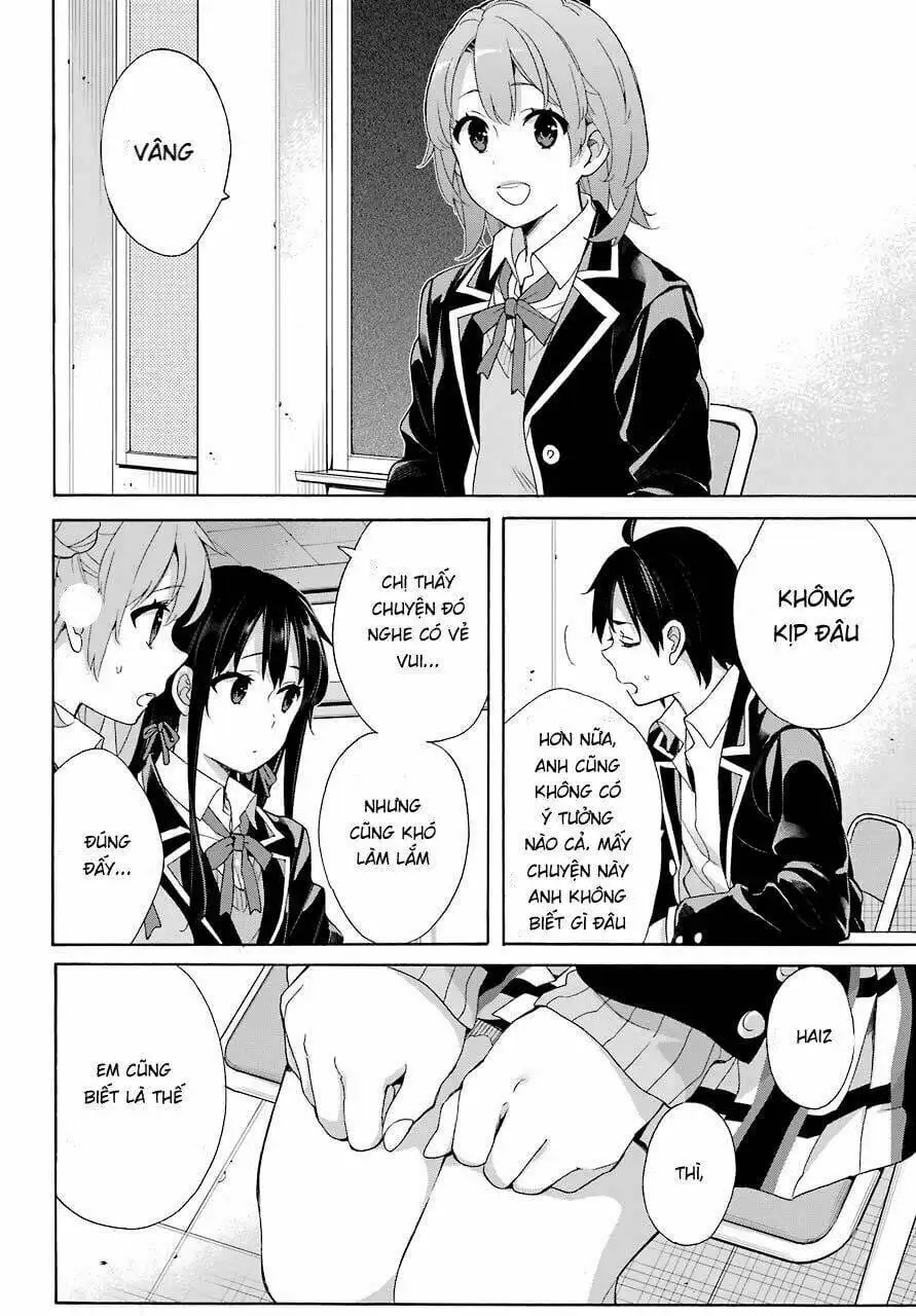 Truyện Tranh Chuyện Tình Thanh Xuân Bi Hài Của Tôi Quả Nhiên Là Sai Lầm - Oregairu trang 6