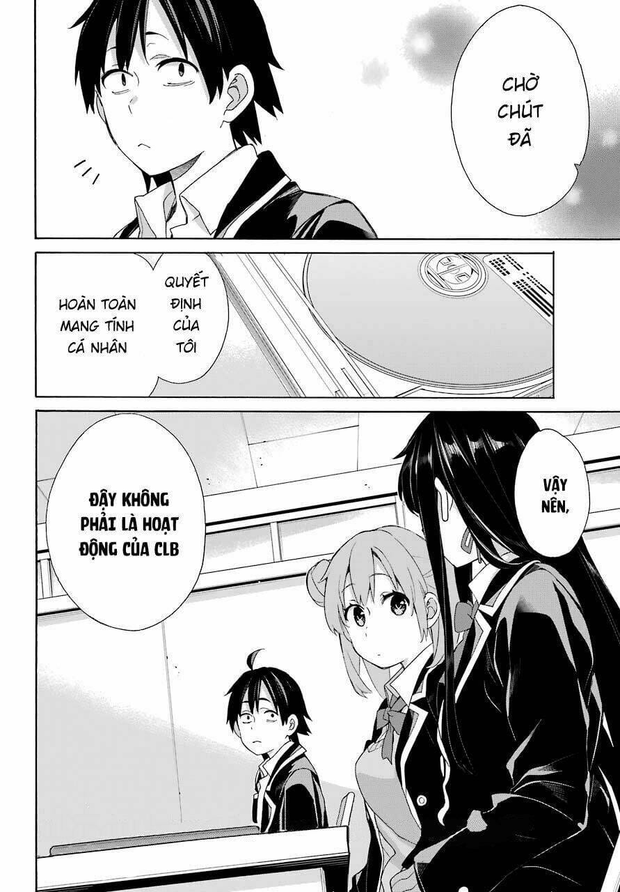 Truyện Tranh Chuyện Tình Thanh Xuân Bi Hài Của Tôi Quả Nhiên Là Sai Lầm - Oregairu trang 6