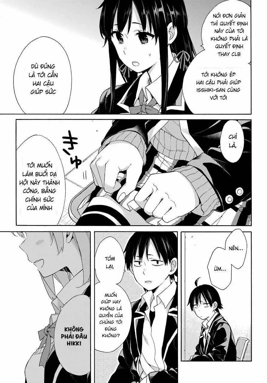 Truyện Tranh Chuyện Tình Thanh Xuân Bi Hài Của Tôi Quả Nhiên Là Sai Lầm - Oregairu trang 6