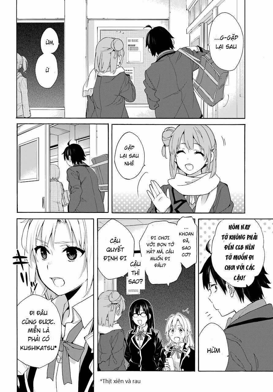 Truyện Tranh Chuyện Tình Thanh Xuân Bi Hài Của Tôi Quả Nhiên Là Sai Lầm - Oregairu trang 6