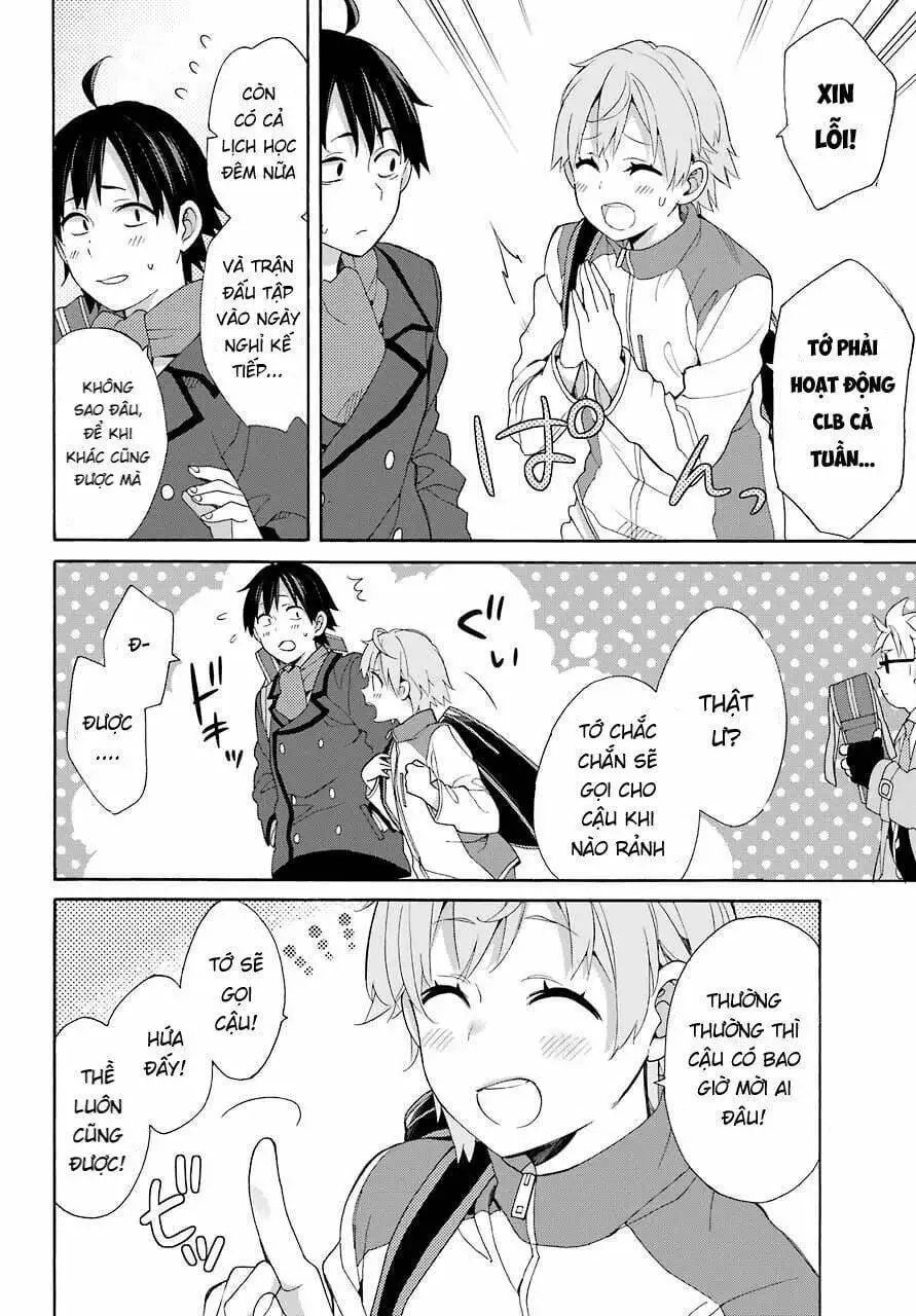 Truyện Tranh Chuyện Tình Thanh Xuân Bi Hài Của Tôi Quả Nhiên Là Sai Lầm - Oregairu trang 6