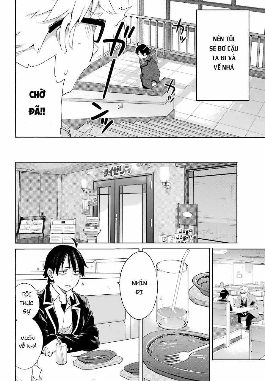 Truyện Tranh Chuyện Tình Thanh Xuân Bi Hài Của Tôi Quả Nhiên Là Sai Lầm - Oregairu trang 6