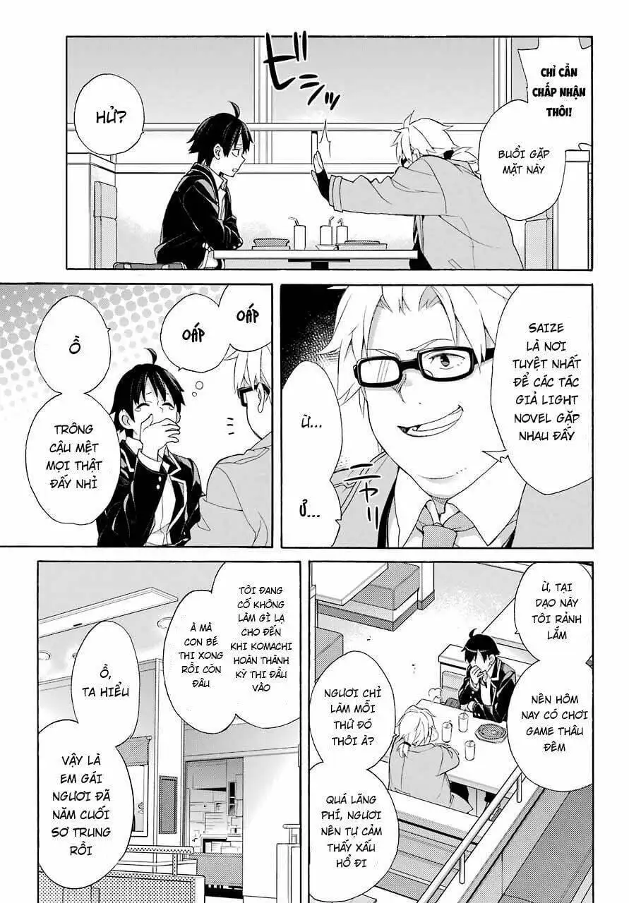 Truyện Tranh Chuyện Tình Thanh Xuân Bi Hài Của Tôi Quả Nhiên Là Sai Lầm - Oregairu trang 6