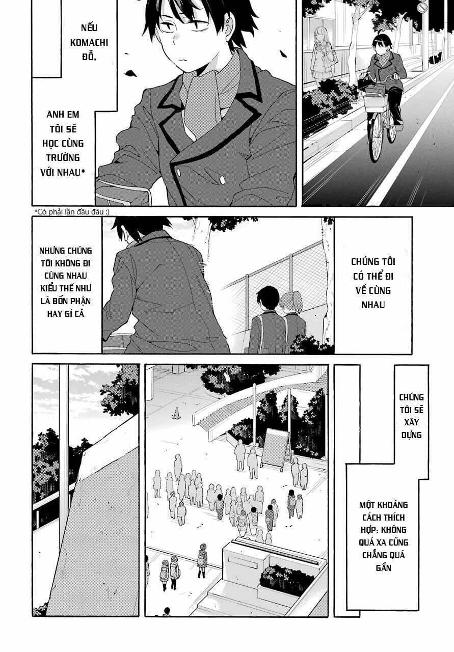 Truyện Tranh Chuyện Tình Thanh Xuân Bi Hài Của Tôi Quả Nhiên Là Sai Lầm - Oregairu trang 6