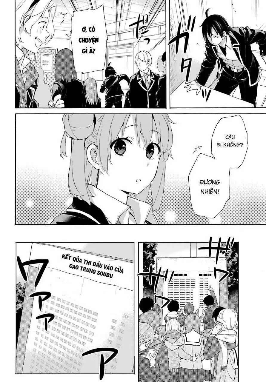 Truyện Tranh Chuyện Tình Thanh Xuân Bi Hài Của Tôi Quả Nhiên Là Sai Lầm - Oregairu trang 6