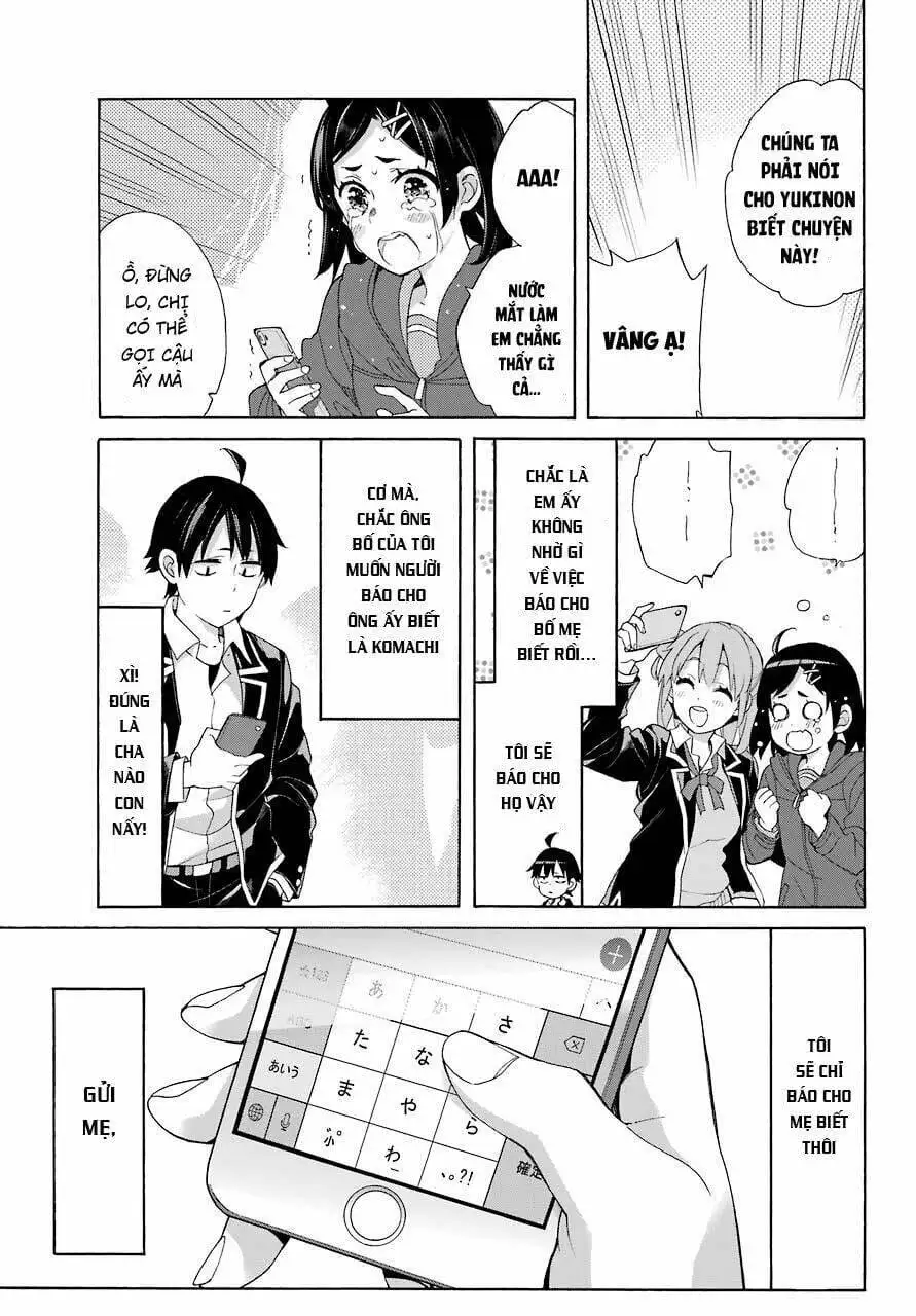 Truyện Tranh Chuyện Tình Thanh Xuân Bi Hài Của Tôi Quả Nhiên Là Sai Lầm - Oregairu trang 6