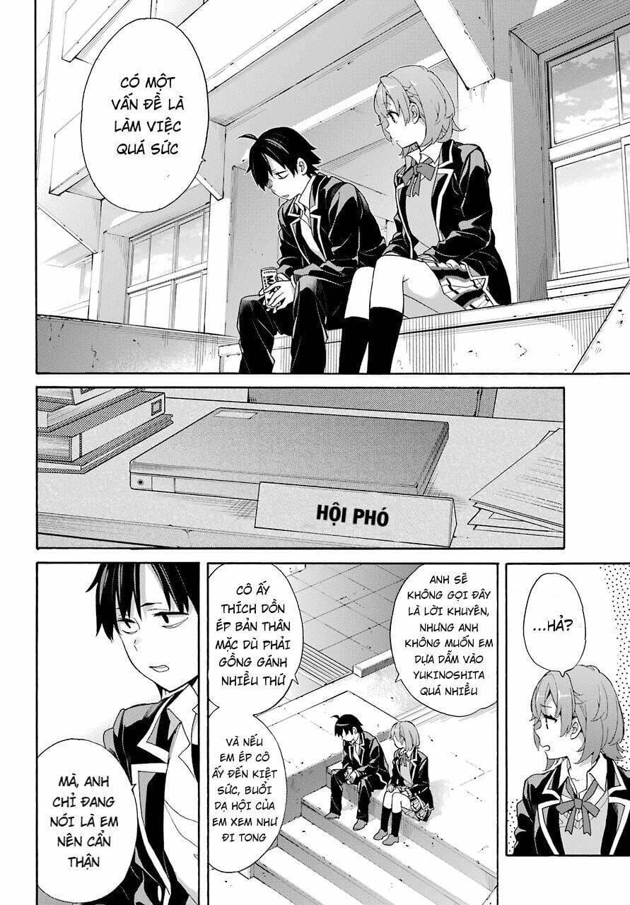 Truyện Tranh Chuyện Tình Thanh Xuân Bi Hài Của Tôi Quả Nhiên Là Sai Lầm - Oregairu trang 6