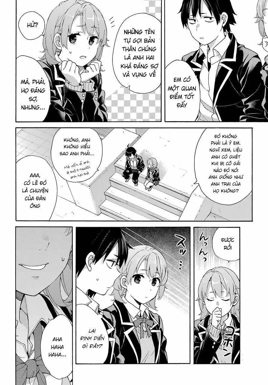 Truyện Tranh Chuyện Tình Thanh Xuân Bi Hài Của Tôi Quả Nhiên Là Sai Lầm - Oregairu trang 6