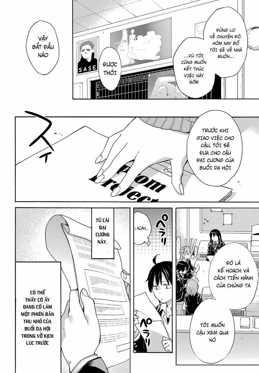 Truyện Tranh Chuyện Tình Thanh Xuân Bi Hài Của Tôi Quả Nhiên Là Sai Lầm - Oregairu trang 6