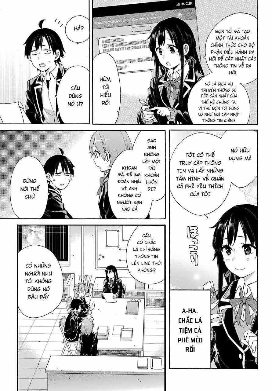 Truyện Tranh Chuyện Tình Thanh Xuân Bi Hài Của Tôi Quả Nhiên Là Sai Lầm - Oregairu trang 6