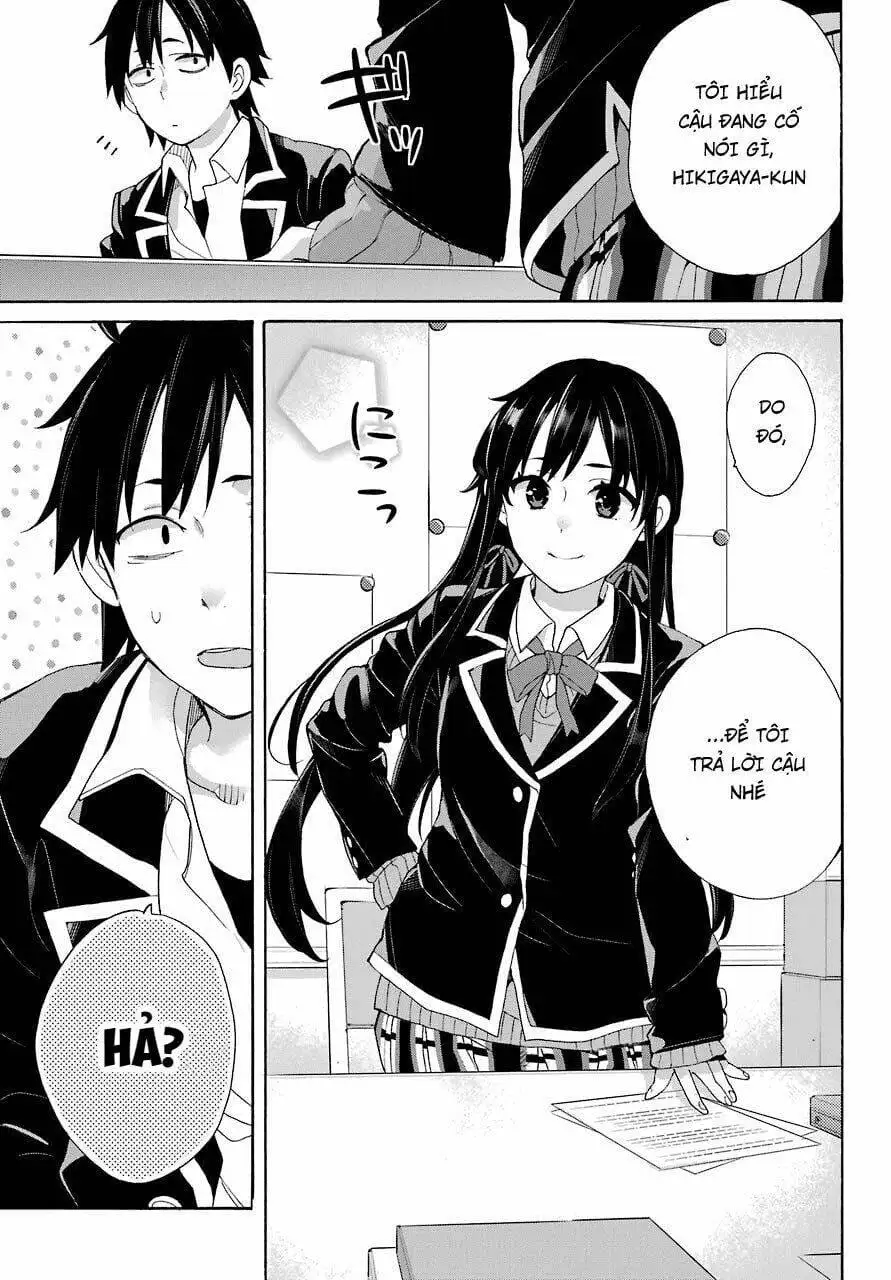 Truyện Tranh Chuyện Tình Thanh Xuân Bi Hài Của Tôi Quả Nhiên Là Sai Lầm - Oregairu trang 6