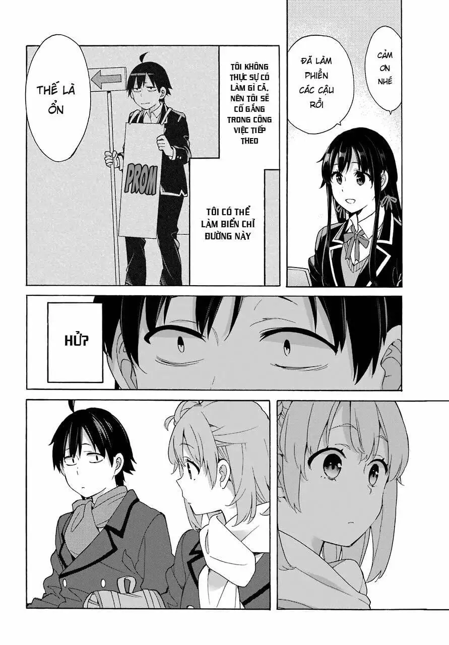 Truyện Tranh Chuyện Tình Thanh Xuân Bi Hài Của Tôi Quả Nhiên Là Sai Lầm - Oregairu trang 6