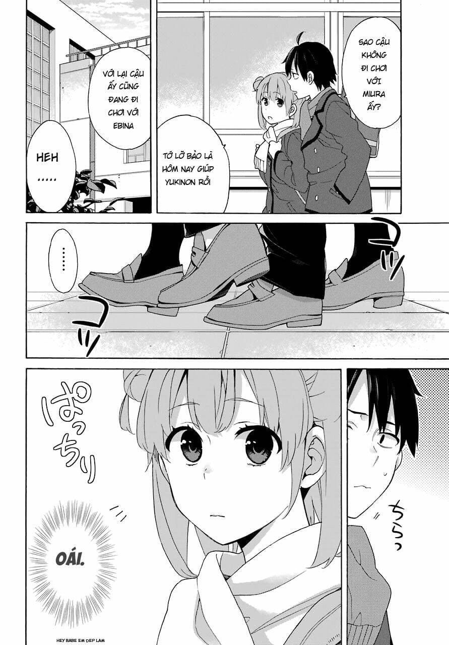 Truyện Tranh Chuyện Tình Thanh Xuân Bi Hài Của Tôi Quả Nhiên Là Sai Lầm - Oregairu trang 6