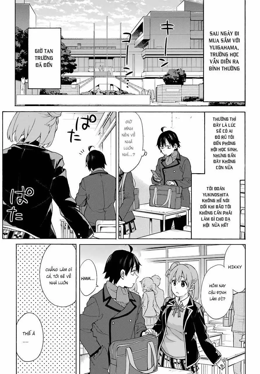 Truyện Tranh Chuyện Tình Thanh Xuân Bi Hài Của Tôi Quả Nhiên Là Sai Lầm - Oregairu trang 6