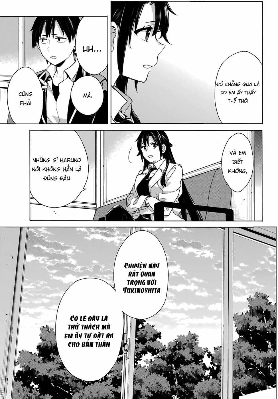 Truyện Tranh Chuyện Tình Thanh Xuân Bi Hài Của Tôi Quả Nhiên Là Sai Lầm - Oregairu trang 6