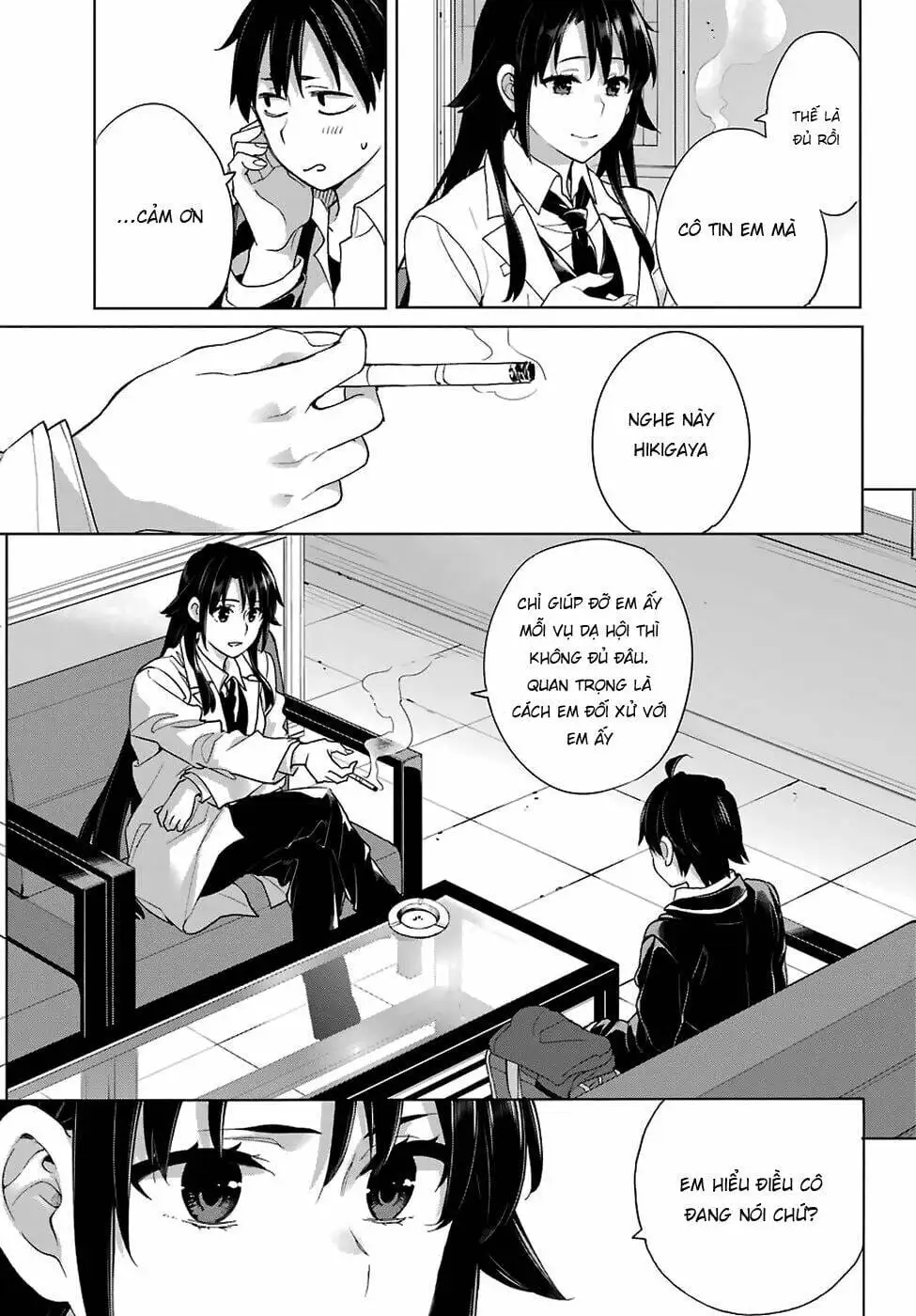 Truyện Tranh Chuyện Tình Thanh Xuân Bi Hài Của Tôi Quả Nhiên Là Sai Lầm - Oregairu trang 6