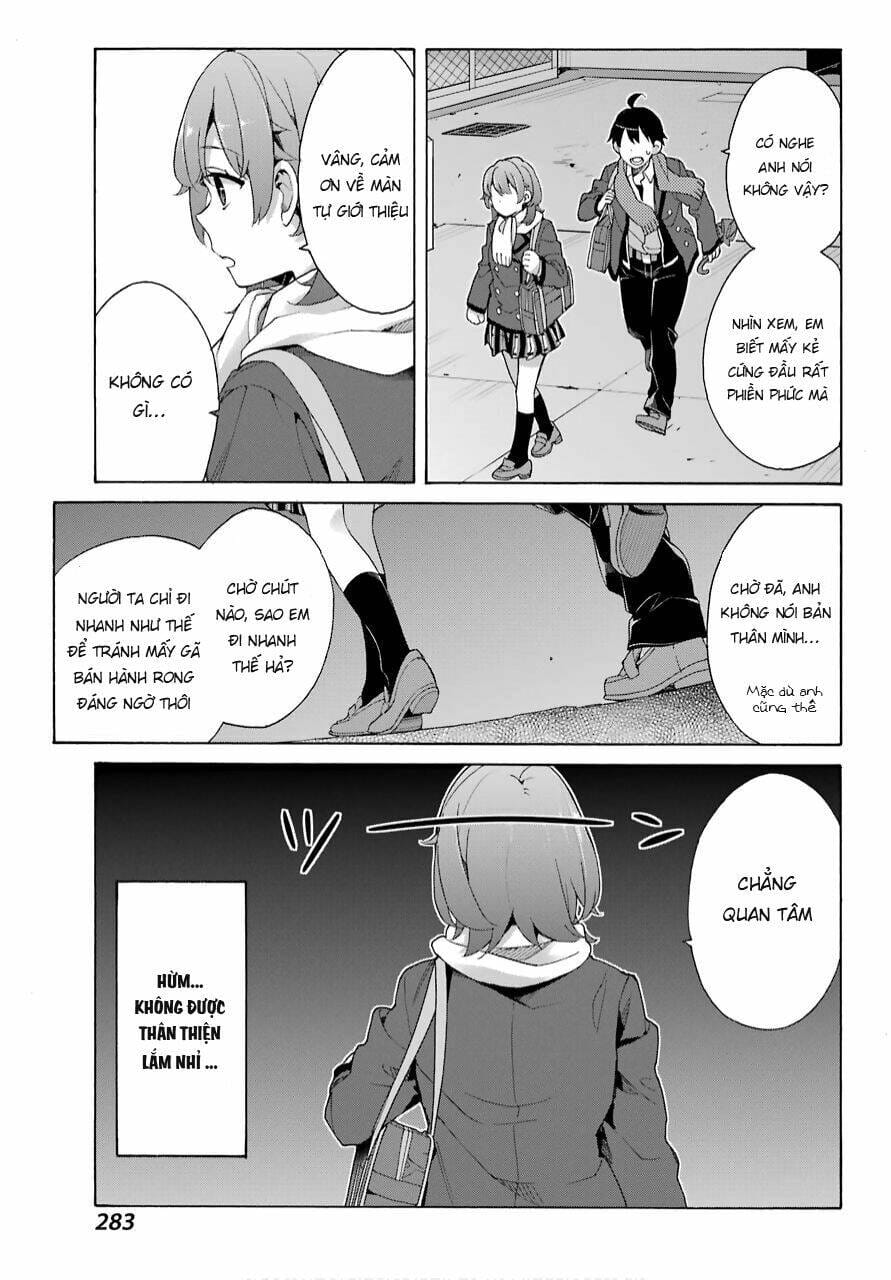 Truyện Tranh Chuyện Tình Thanh Xuân Bi Hài Của Tôi Quả Nhiên Là Sai Lầm - Oregairu trang 6