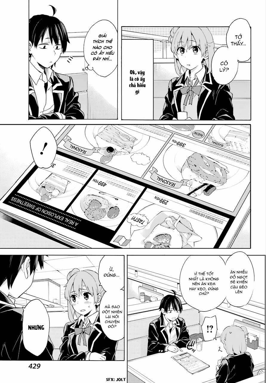 Truyện Tranh Chuyện Tình Thanh Xuân Bi Hài Của Tôi Quả Nhiên Là Sai Lầm - Oregairu trang 6