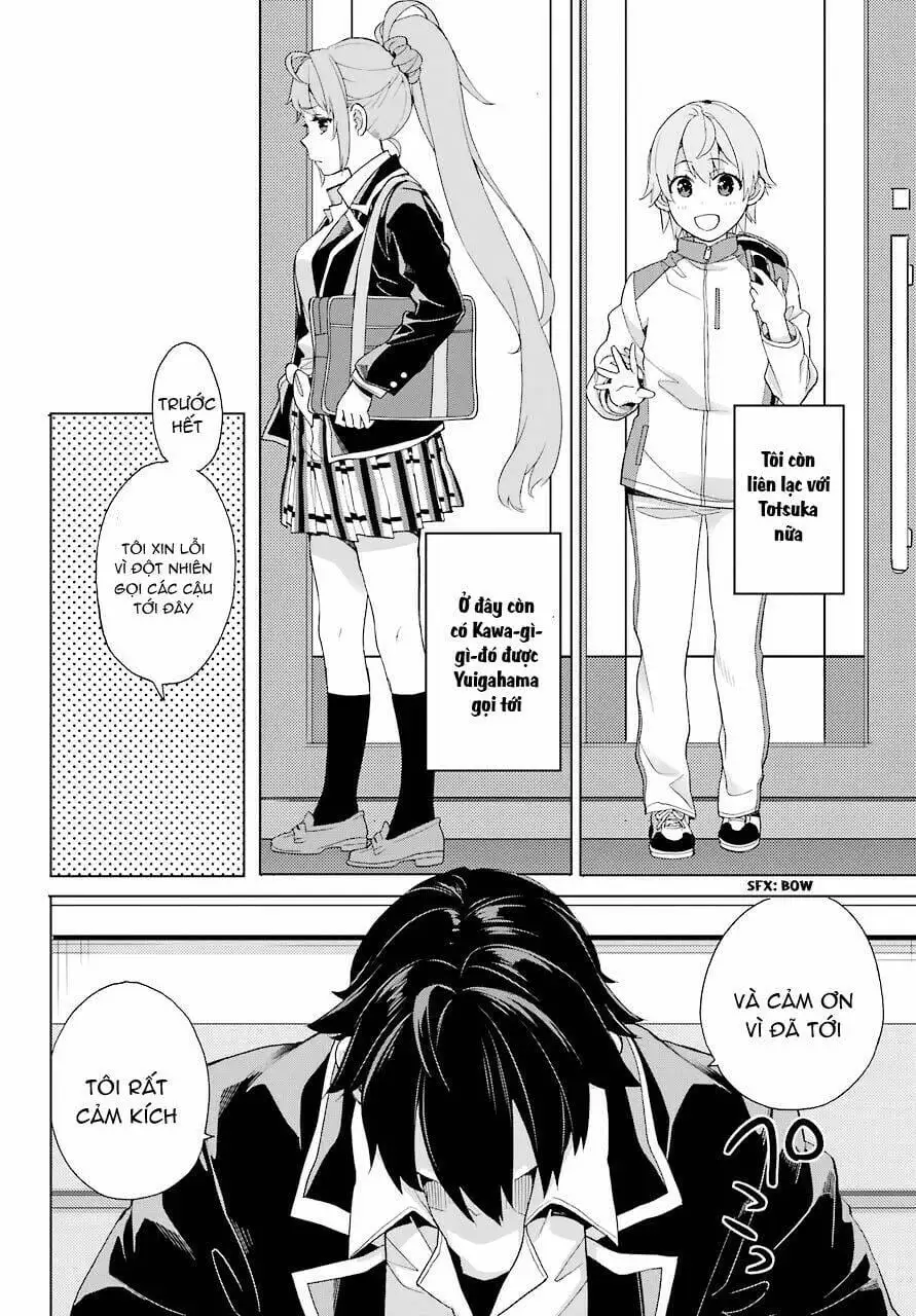 Truyện Tranh Chuyện Tình Thanh Xuân Bi Hài Của Tôi Quả Nhiên Là Sai Lầm - Oregairu trang 6