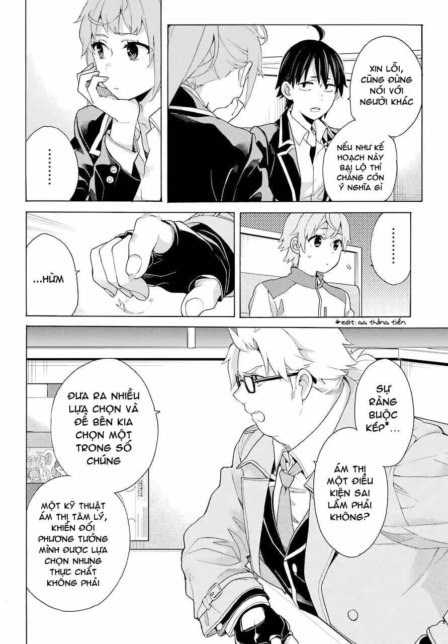 Truyện Tranh Chuyện Tình Thanh Xuân Bi Hài Của Tôi Quả Nhiên Là Sai Lầm - Oregairu trang 6