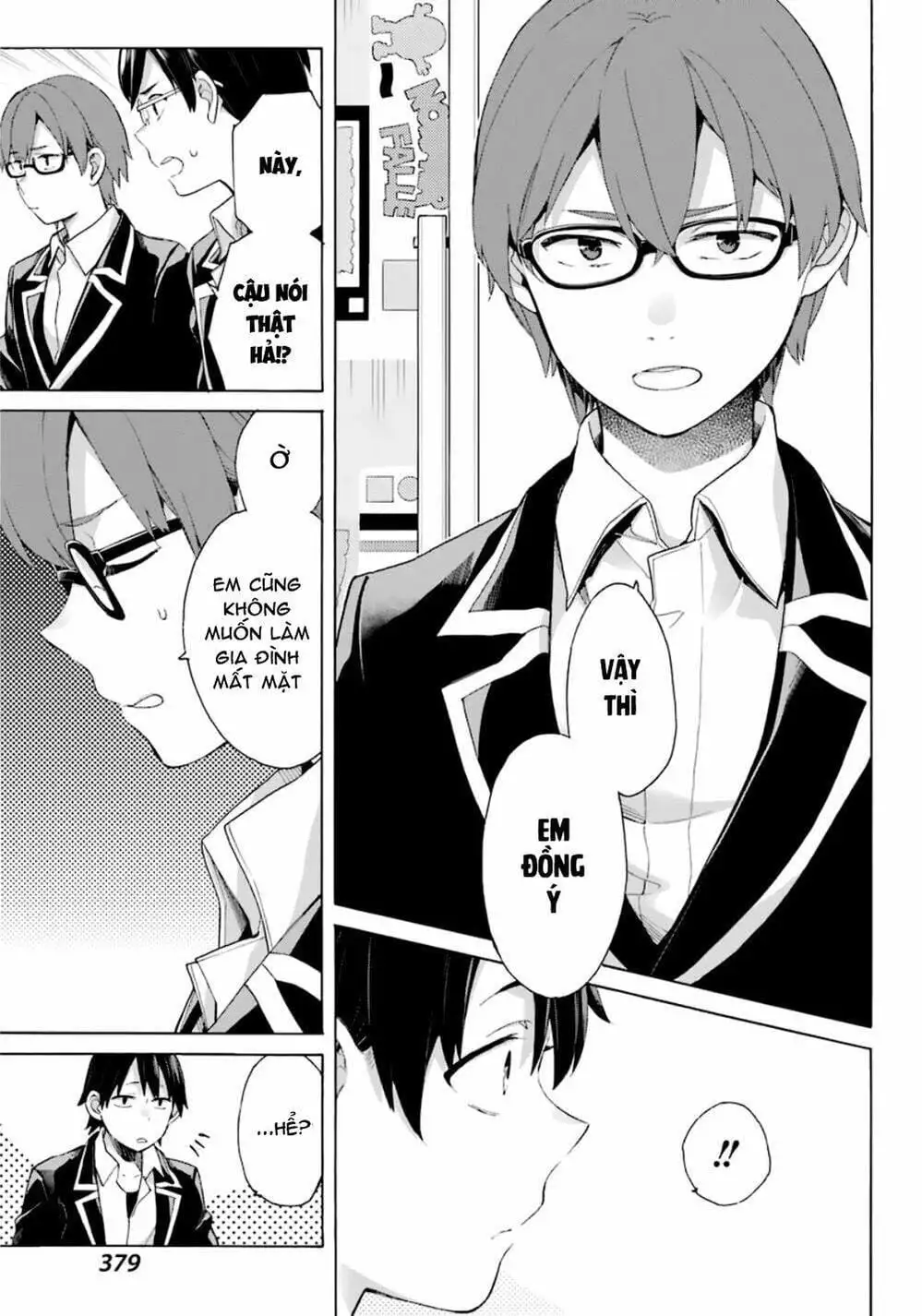 Truyện Tranh Chuyện Tình Thanh Xuân Bi Hài Của Tôi Quả Nhiên Là Sai Lầm - Oregairu trang 6