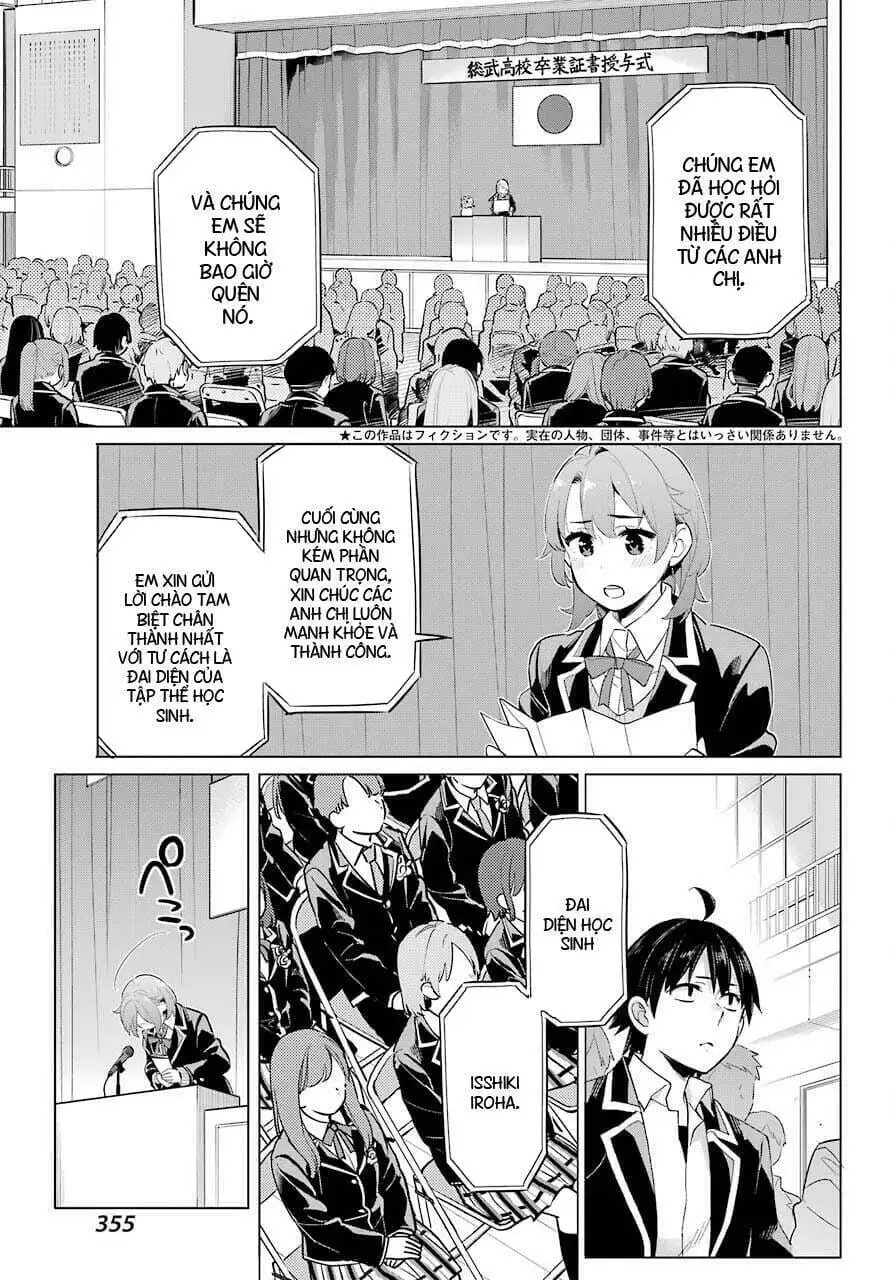 Truyện Tranh Chuyện Tình Thanh Xuân Bi Hài Của Tôi Quả Nhiên Là Sai Lầm - Oregairu trang 6