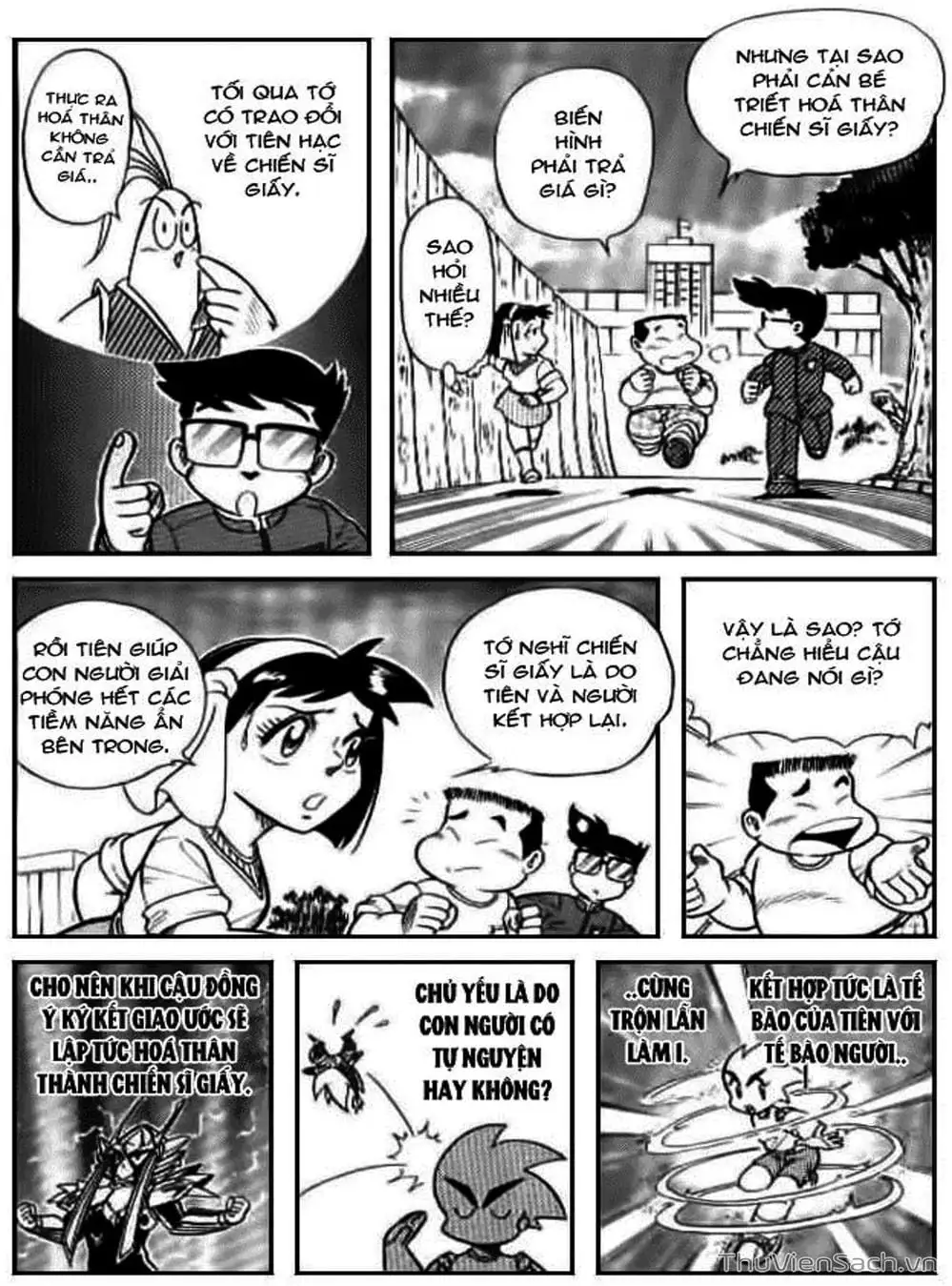 Truyện Tranh Hiệp Sĩ Giấy - Origami Fighter trang 5