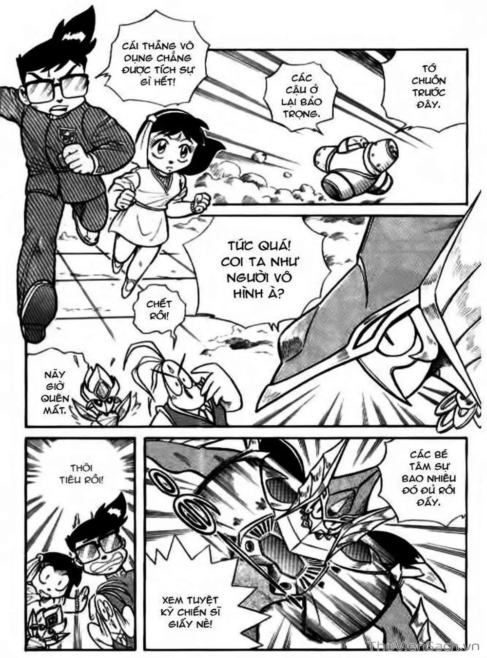 Truyện Tranh Hiệp Sĩ Giấy - Origami Fighter trang 5