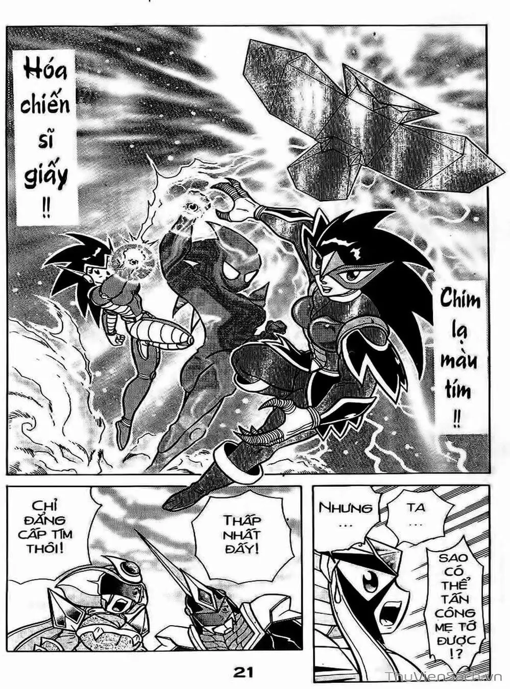 Truyện Tranh Hiệp Sĩ Giấy - Origami Fighter trang 5