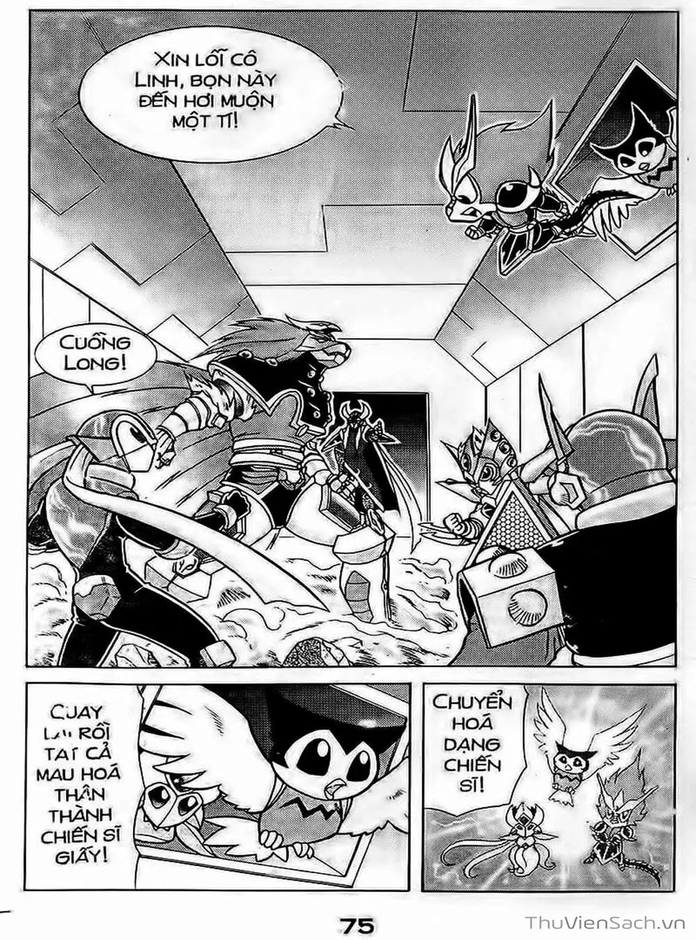 Truyện Tranh Hiệp Sĩ Giấy - Origami Fighter trang 5