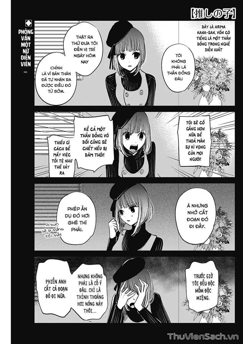 Truyện Tranh Đứa Con Của Thần Tượng - Oshi No Ko trang 5