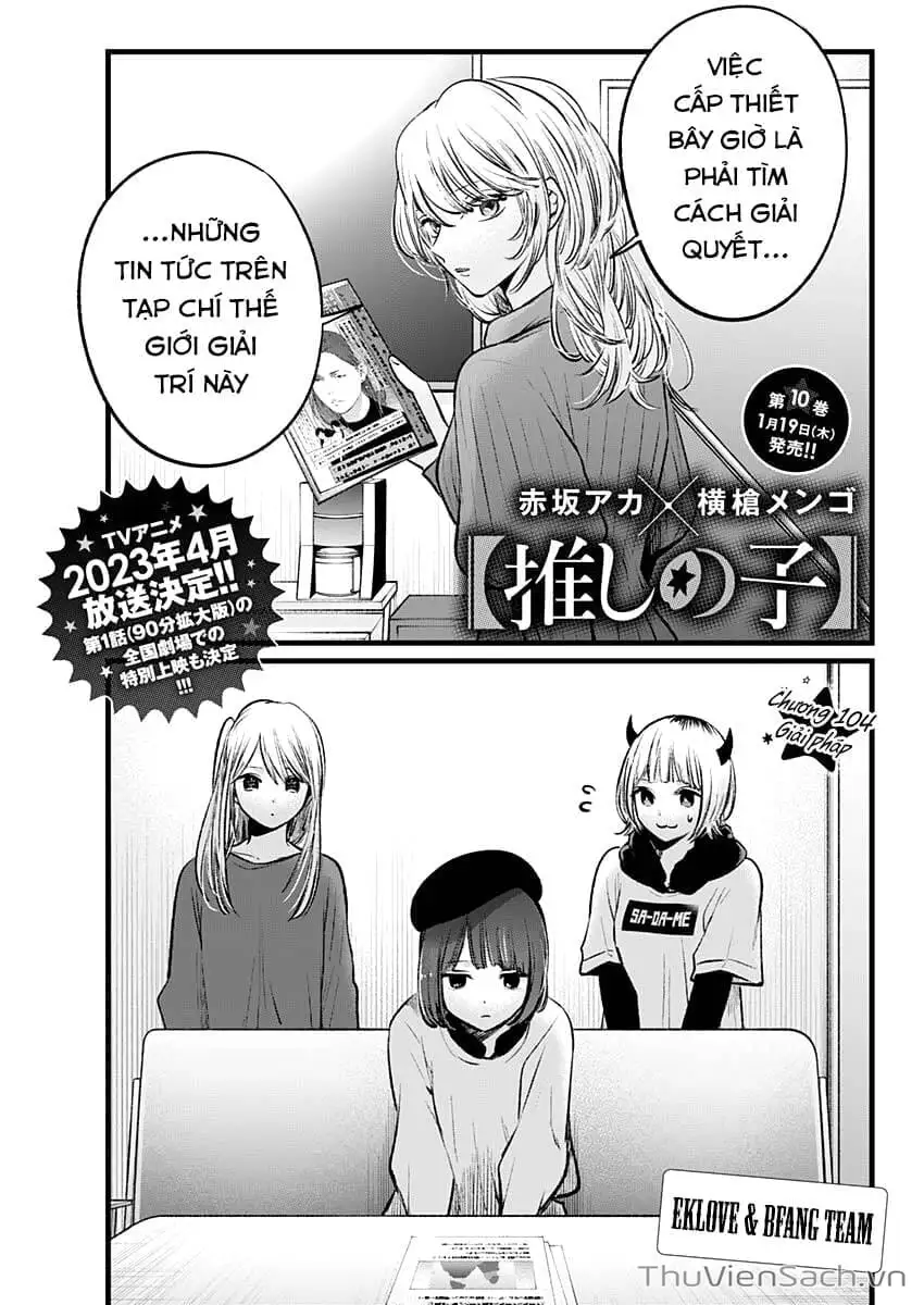 Truyện Tranh Đứa Con Của Thần Tượng - Oshi No Ko trang 5