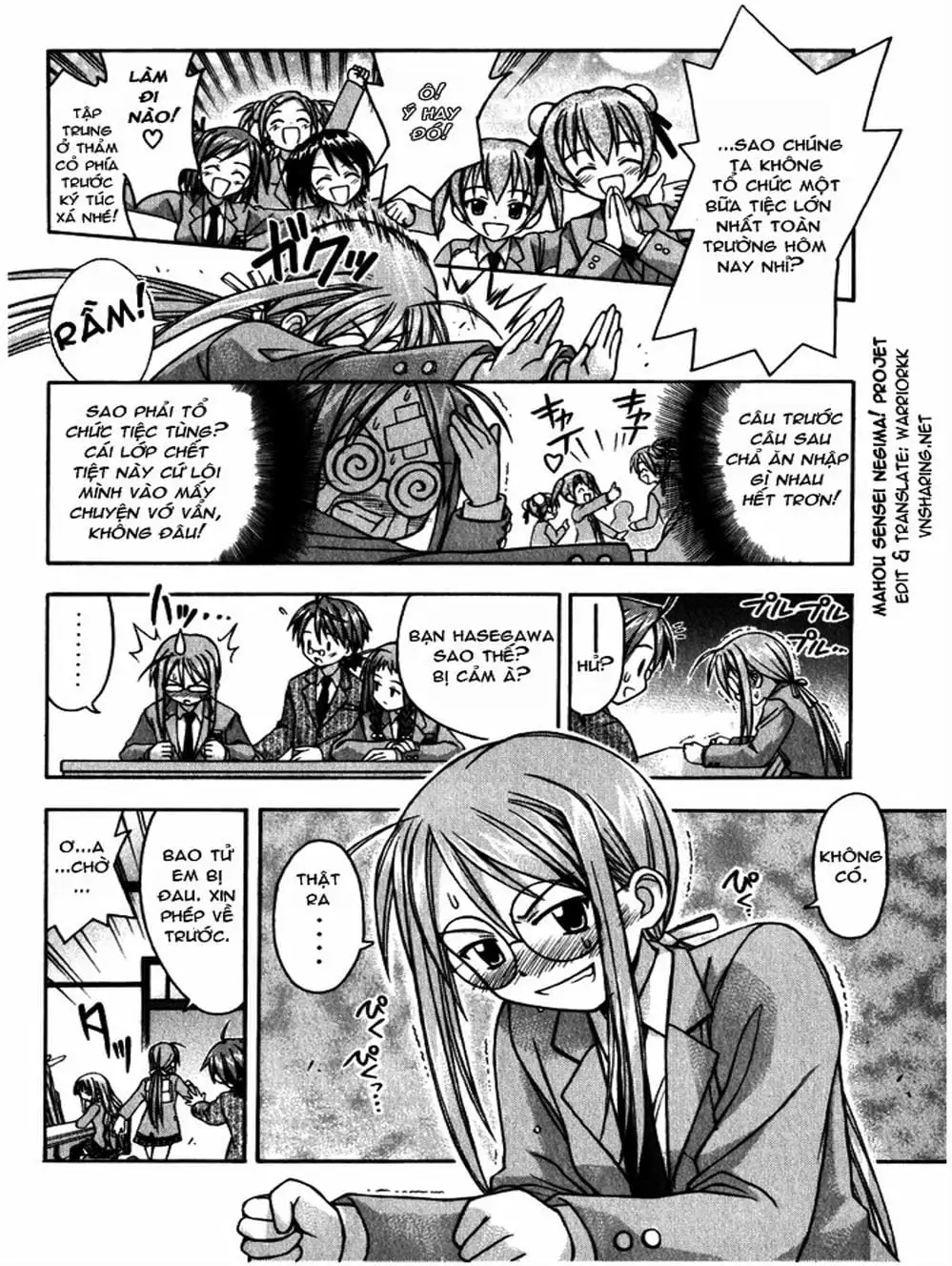 Truyện Tranh Pháp Sư Tí Hon Negima - Mahou Sensei Negima! trang 10