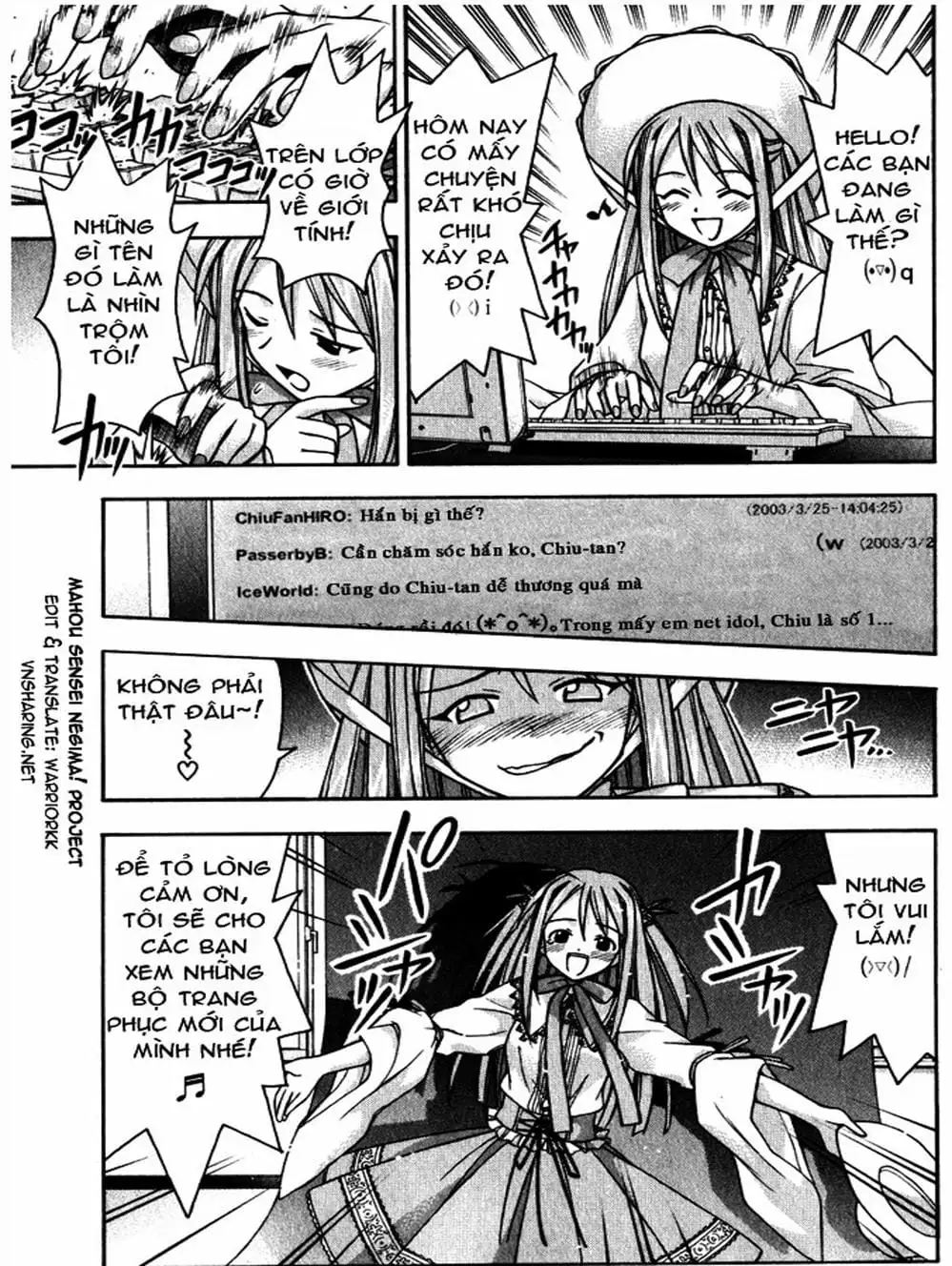 Truyện Tranh Pháp Sư Tí Hon Negima - Mahou Sensei Negima! trang 10