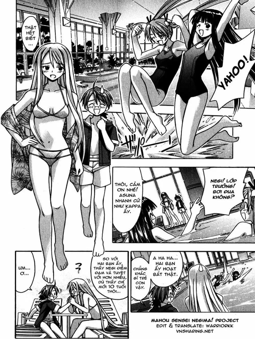 Truyện Tranh Pháp Sư Tí Hon Negima - Mahou Sensei Negima! trang 10