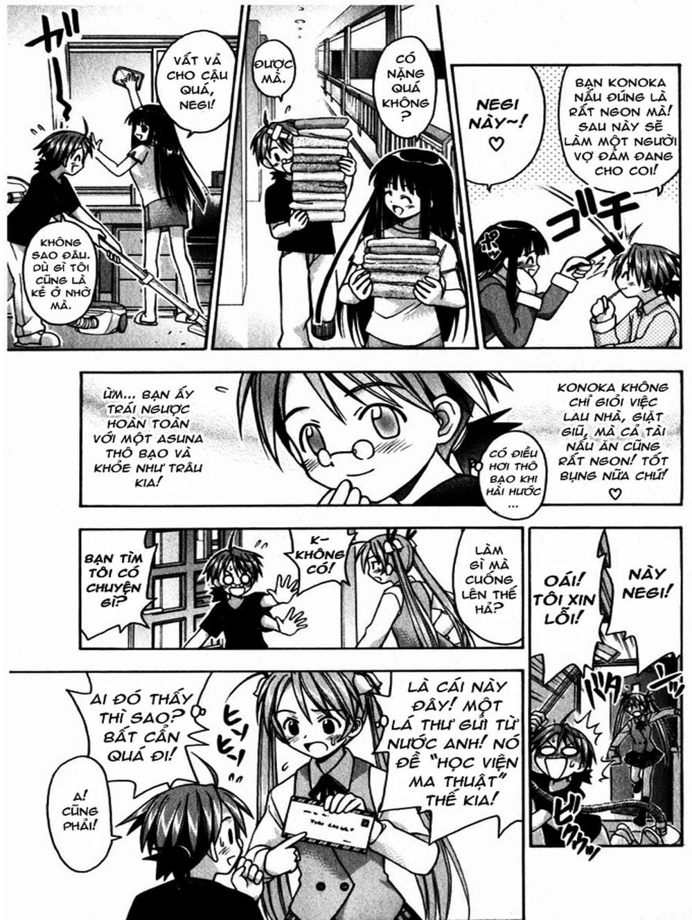 Truyện Tranh Pháp Sư Tí Hon Negima - Mahou Sensei Negima! trang 10