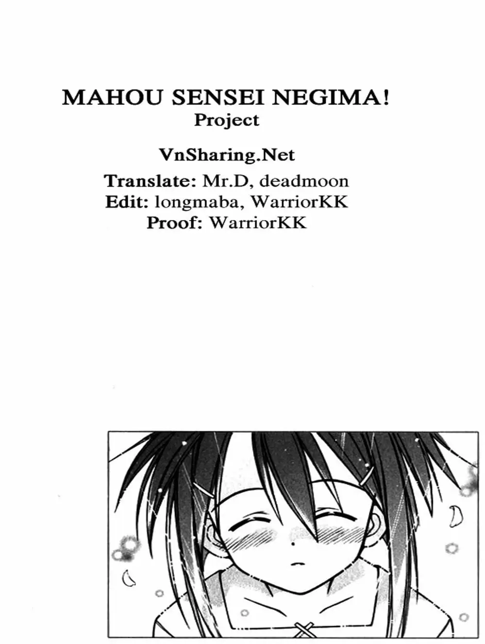 Truyện Tranh Pháp Sư Tí Hon Negima - Mahou Sensei Negima! trang 10