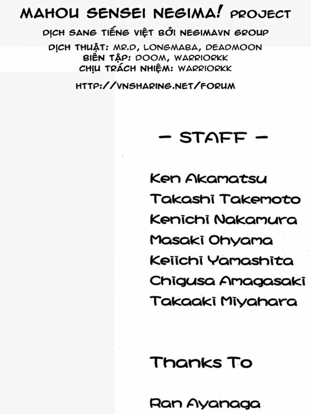 Truyện Tranh Pháp Sư Tí Hon Negima - Mahou Sensei Negima! trang 10