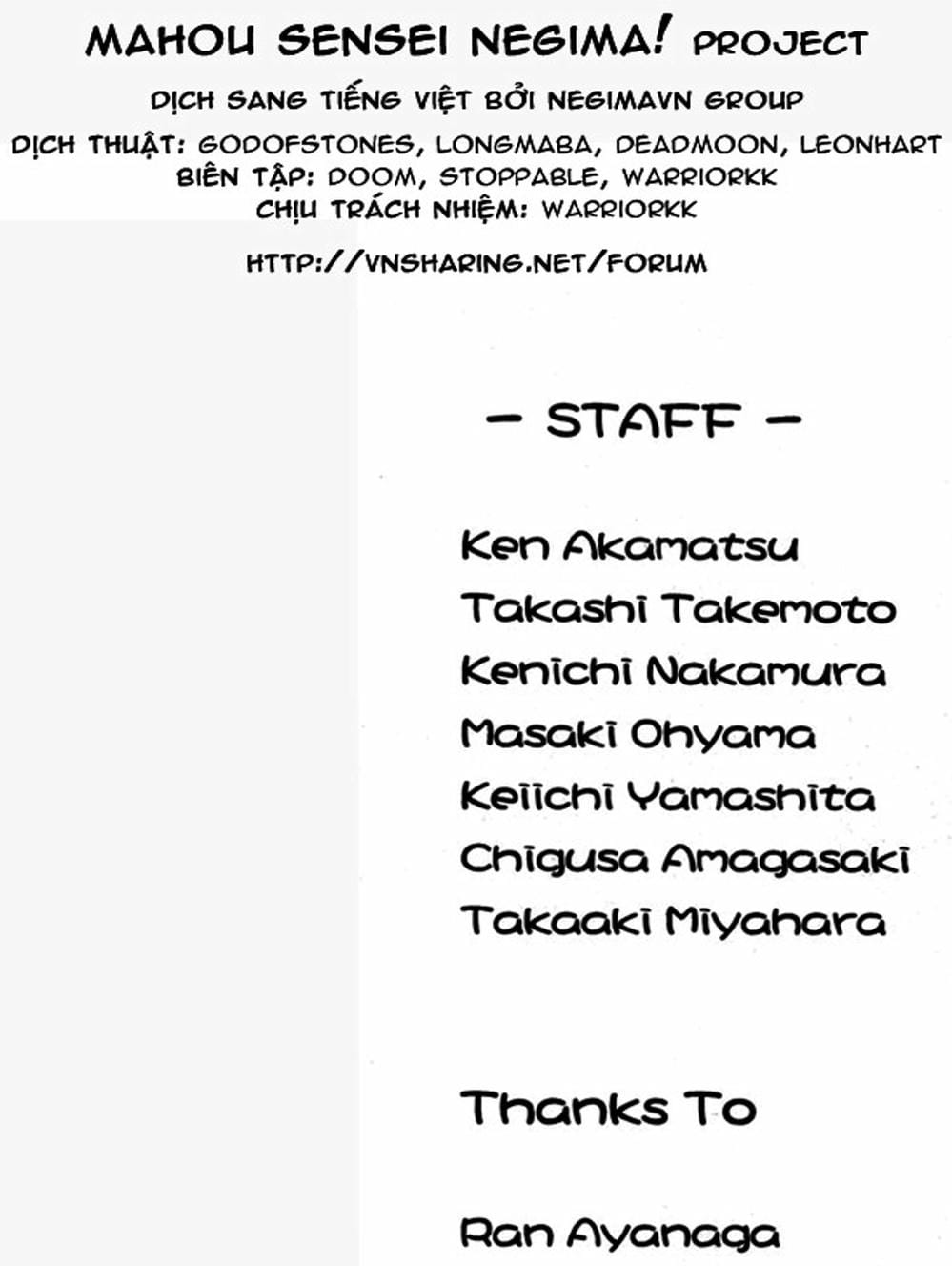 Truyện Tranh Pháp Sư Tí Hon Negima - Mahou Sensei Negima! trang 10