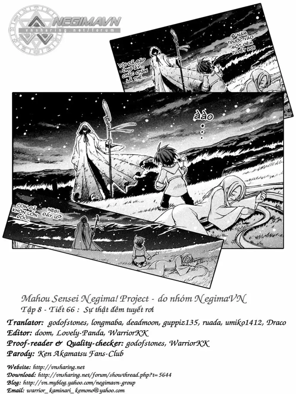 Truyện Tranh Pháp Sư Tí Hon Negima - Mahou Sensei Negima! trang 10