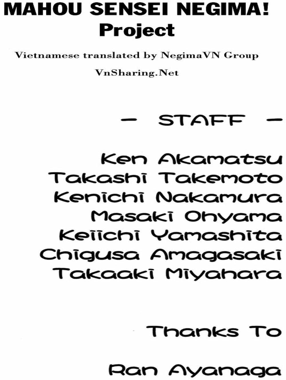 Truyện Tranh Pháp Sư Tí Hon Negima - Mahou Sensei Negima! trang 10