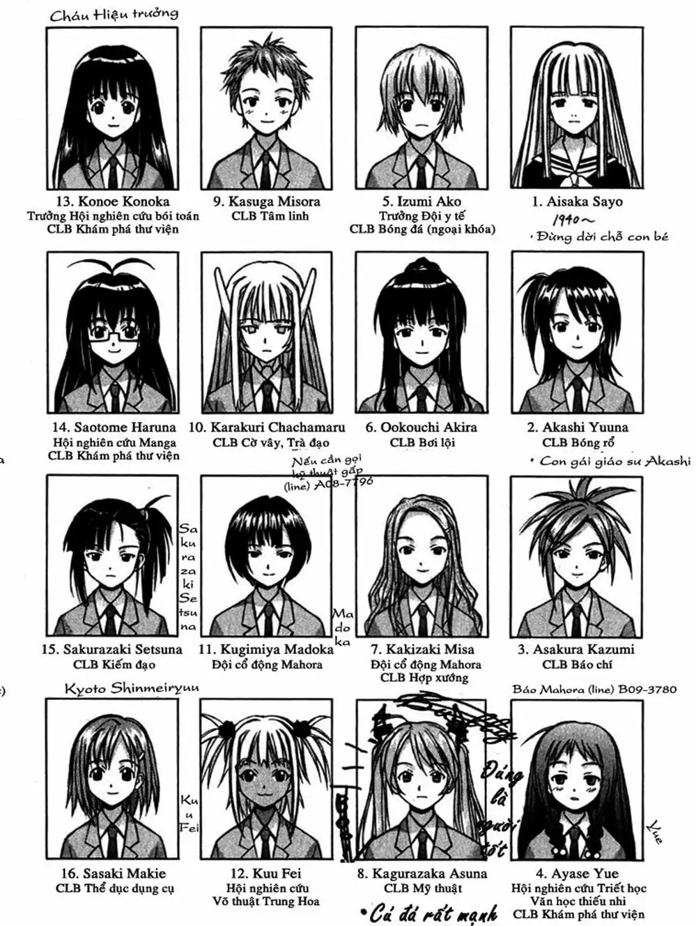 Truyện Tranh Pháp Sư Tí Hon Negima - Mahou Sensei Negima! trang 10