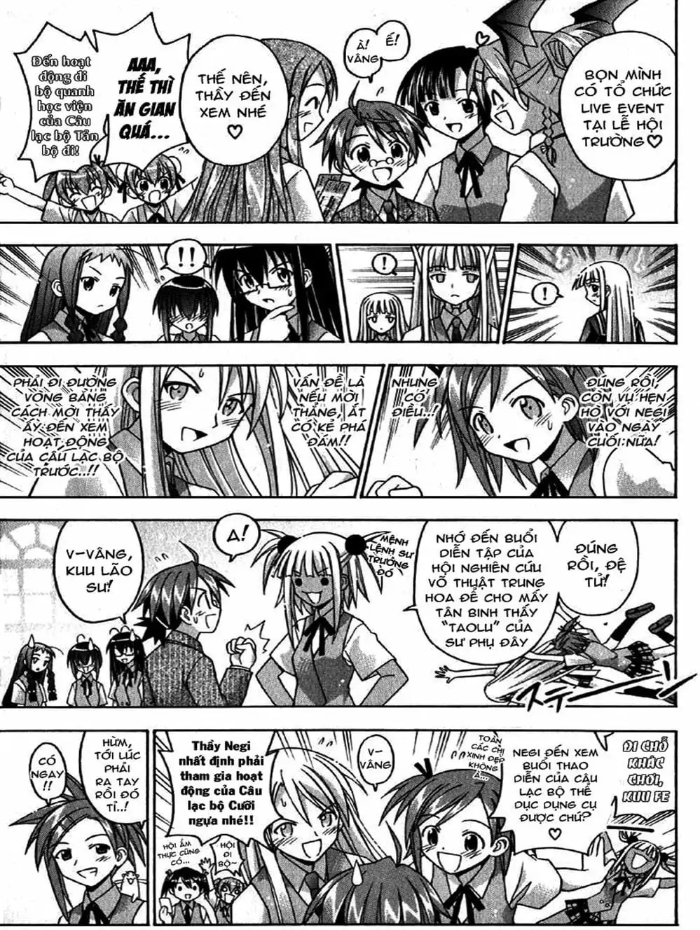 Truyện Tranh Pháp Sư Tí Hon Negima - Mahou Sensei Negima! trang 10